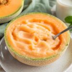 frozen melon sorbet