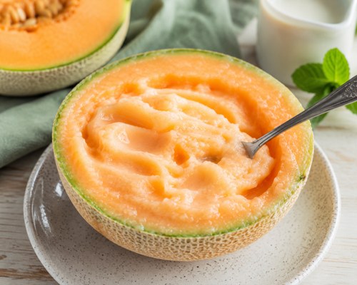 frozen melon sorbet